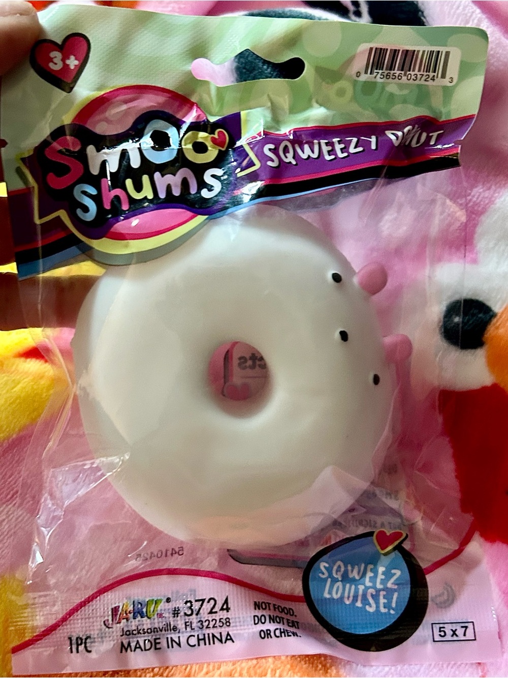 JA-RU Smooshums Sqweezy Donut-NEW